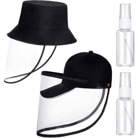 Chapeau Ecran Protecteur Noir (2 pcs) (Reconditionné A+)