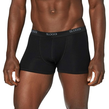 Boxer pour homme Sloggi Basic Noir (L) (Reconditionné A)