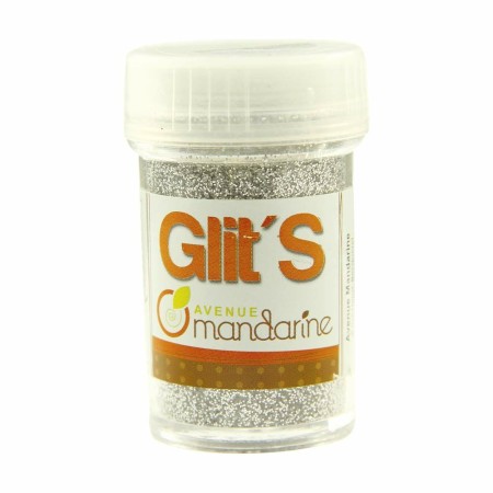 Paillettes Avenue Mandarine Glit's Argent (14 gr) (Reconditionné B)