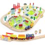 Train Toy Car Track Wooden (Reconditionné B)
