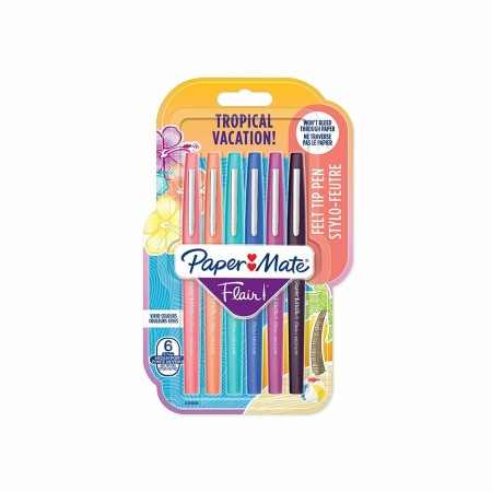 Ensemble de Marqueurs Paper Mate Flair Colors Tropical (Reconditionné A)