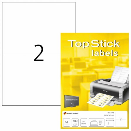 Etisuettes TopStick 8718 Universal Autocollants (Reconditionné A)