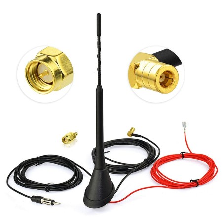 Antenne pour voiture EIGHTWOOD 12 V DAB (Reconditionné A+)