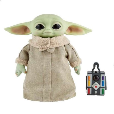 Jouet Peluche Mattel Bébé Yoda Star Wars Télécommande Figurine d’action (Reconditionné C)