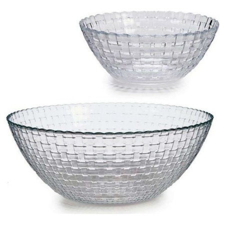 Set de Bols verre (25,5 x 16 x 25,5 cm) (7 Pièces)