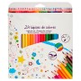 Crayons de couleur Bois (24 pcs)