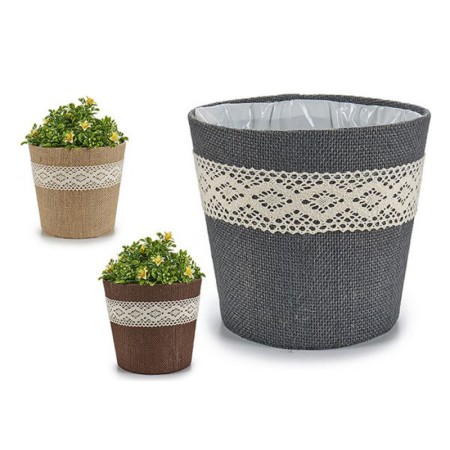 Pot Tissu (19 x 17,5 x 19 cm) (19 x 17,5 x 19 cm)