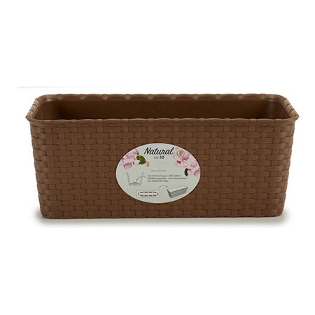 Jardinière Stefanplast Marron Naturel (13 x 11 x 29 cm)