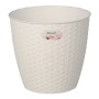 Pot Blanc Plastique (14 x 12,5 x 14 cm) (14 x 13 x 14 cm)