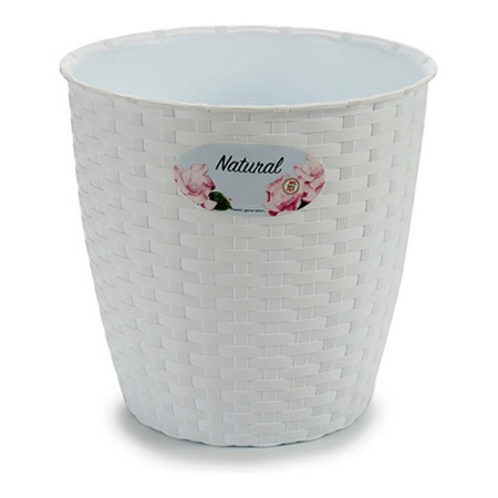 Pot Stefanplast Blanc Plastique (19 x 17,5 x 19 cm)