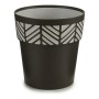 Cache-pot Orfeo Anthracite Plastique (19 x 19 x 19 cm)