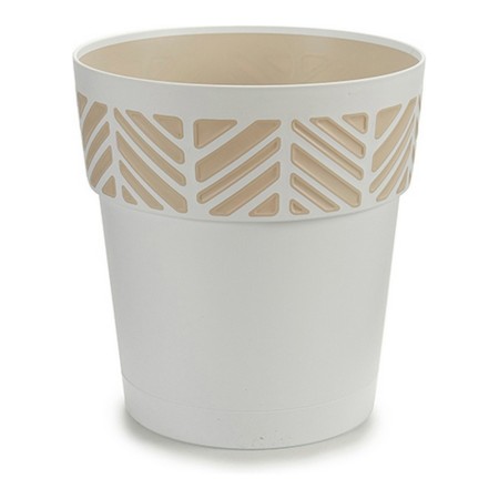 Cache-pot Orfeo Blanc Plastique (25 x 25 x 25 cm)