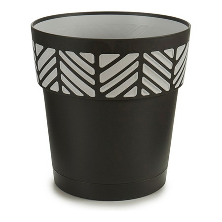 Cache-pot Orfeo Anthracite Plastique (25 x 25 x 25 cm)