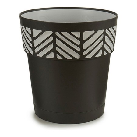 Cache-pot Orfeo Anthracite Plastique (29 x 29 x 29 cm)