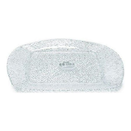 Assiette Transparent verre (32 x 2,5 x 32 cm)