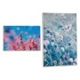 Toile Blanc Toile Fleurs (3 x 121,5 x 81,5 cm)