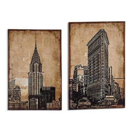 Toile lin Toile (90 x 3 x 60 cm)