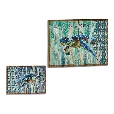Toile lin Toile Tortue (70 x 3 x 50 cm)