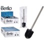 Brosse de salle de wc Acier inoxydable Noire (8 x 36 x 8 cm)