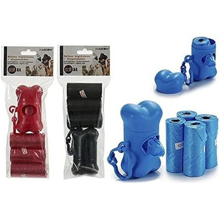 Sacs d'hygiène Animaux de compagnie 4 x 15 Unités Plastique