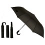 Parapluie pliable De voyage Noir Métal Tissu Plastique (35 cm)