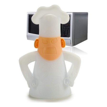 Nettoyeur à micro-ondes Cuisinier Blanc polypropylène (7,5 x 16 x 11,5 cm)
