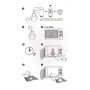 Nettoyeur à micro-ondes Cuisinier Blanc polypropylène (7,5 x 16 x 11,5 cm)