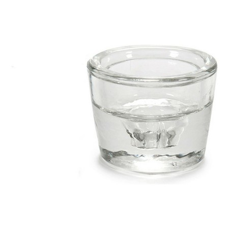 Bougeoir Rond Transparent verre