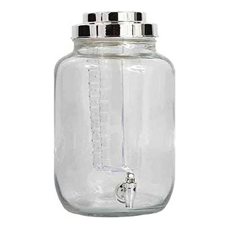 Carafe avec Doseur Verre Métal Plastique (8 L) (21 x 32 x 21 cm)