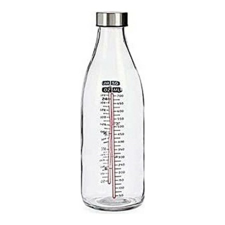 Bouteille Vivalto Mesure Verre Acier 1000 ml