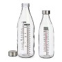 Bouteille Vivalto Mesure Verre Acier 1000 ml