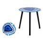 Table d'appoint Bleu Verre (40 x 41,5 x 40 cm)