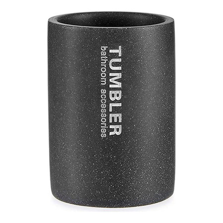 Support pour brosses à dents Gris Résine (7,3 x 10 x 7,3 cm)