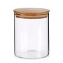 Boîte Hermétique Bambou Verre Borosilicaté (0,8 L)