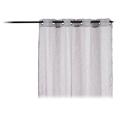 Rideau Visillo Polyester Gris clair (140 x 260 cm)