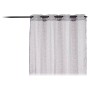 Rideau Visillo Polyester Gris clair (140 x 260 cm)