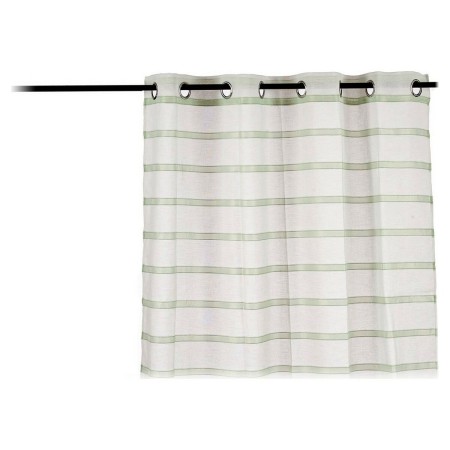 Rideau Visillo Rayures Vert Polyester (140 x 260 cm)