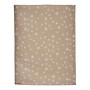 Nappe Jacquard Pois Beige (140 x 180 cm)