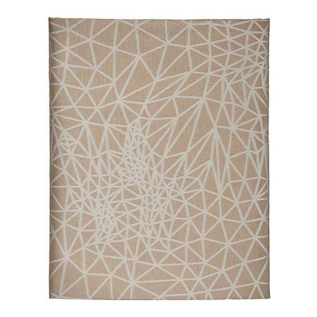 Nappe Jacquard Abstrait Beige (140 x 180 cm)