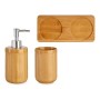 Ensemble de Bain Céramique Bambou Camel (3 pcs)