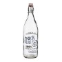 Bouteille H2O Transparent Métal Plastique verre (1000 ml)