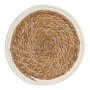 Dessous de plat Marron Blanc Fibre naturelle (Ø 30 cm)