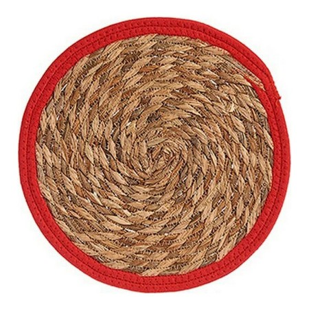 Dessous de plat Marron Rouge Fibre naturelle (Ø 30 cm)