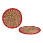 Dessous de plat Marron Rouge Fibre naturelle (Ø 30 cm)