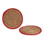 Dessous de plat Marron Rouge Fibre naturelle (Ø 35 cm)