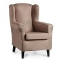 Fauteuil Sade Beige Polyester Bois de pin (65 x 101 x 75 cm) (65 x 101 x 75 cm)