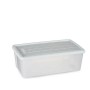 Boîte avec Couvercle Elegance Blanc Plastique (19,5 x 11,5 x 33 cm)