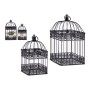 Lot Cages Noir Métal (2 pcs)