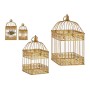 Lot Cages Doré Métal (2 pcs)