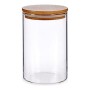 Boîte 1,1 L Bambou Verre Borosilicaté (10 x 16 x 10 cm)